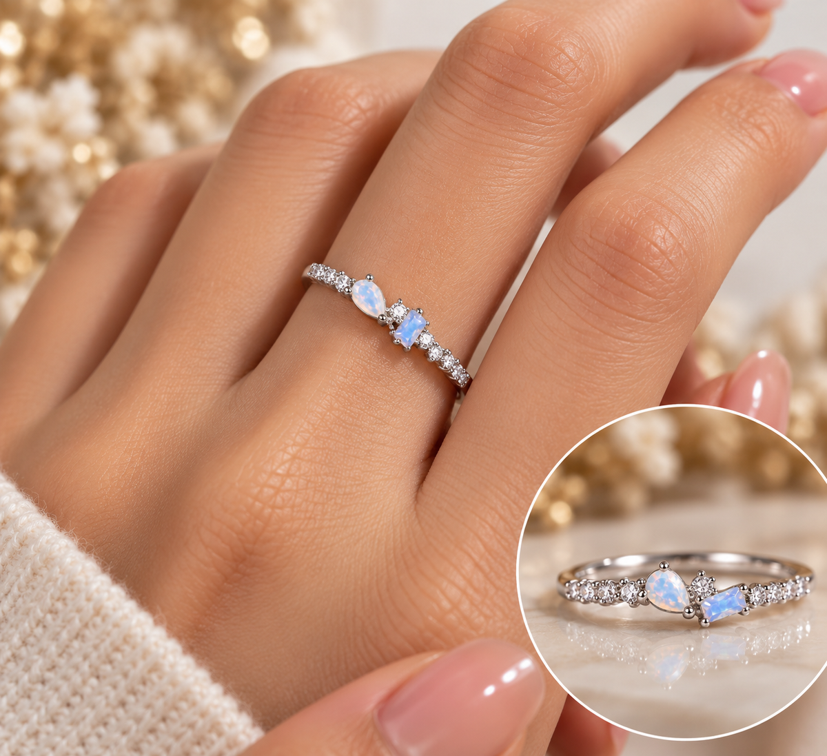 STERLING GIRLISH RINGS